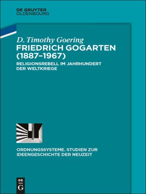 cover image of Friedrich Gogarten (1887-1967)